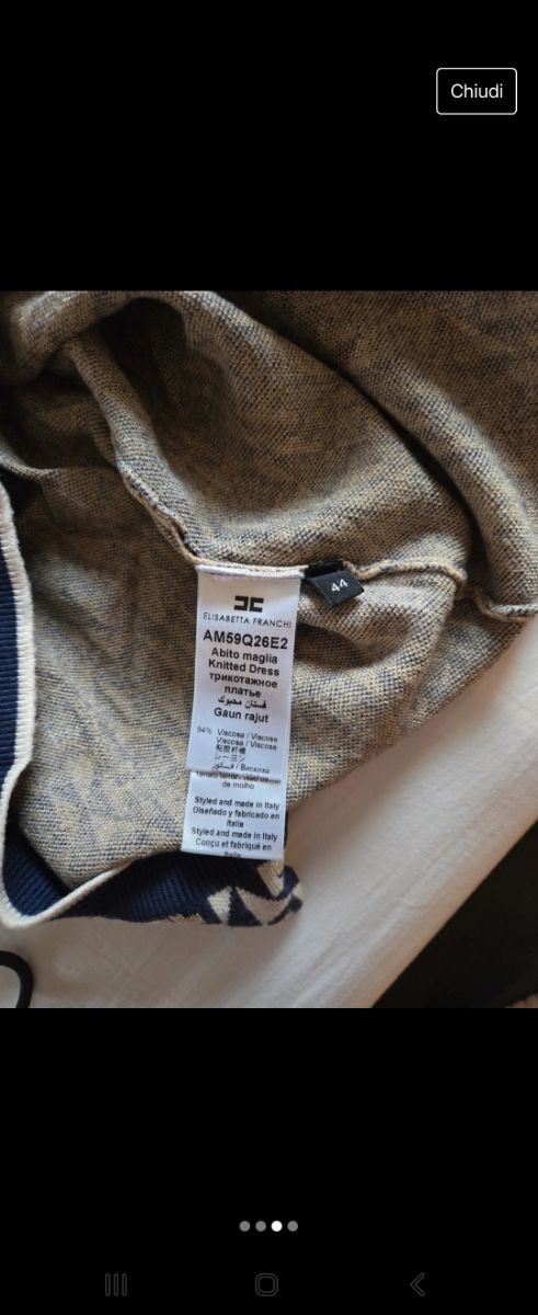 Vestito corto Elisabetta Franchi