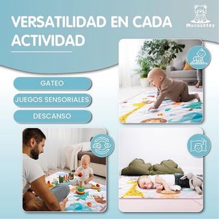 Alfombra Bebe Acolchada Plegable 127x127 NUEVO