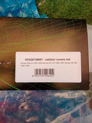 Aletas de depósito honda cr