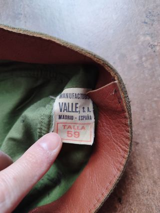 Gorra cuartel oficial coronel época franco españa