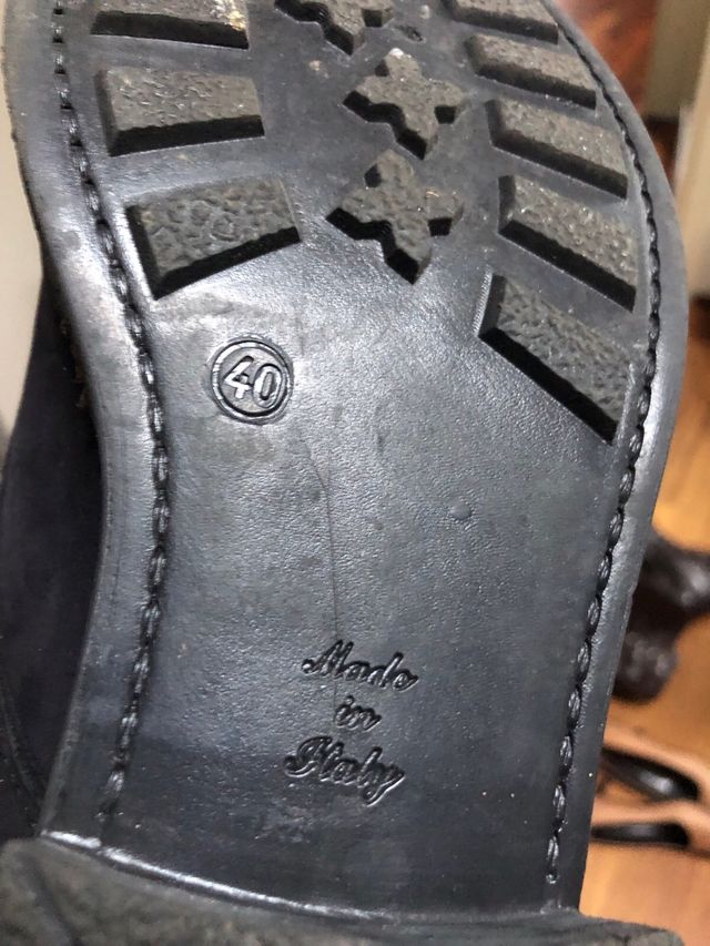 Anfibi donna vera pelle tg 40