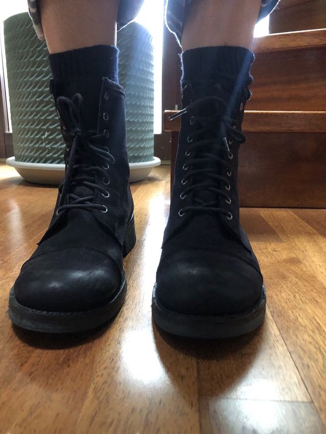 Anfibi donna vera pelle tg 40