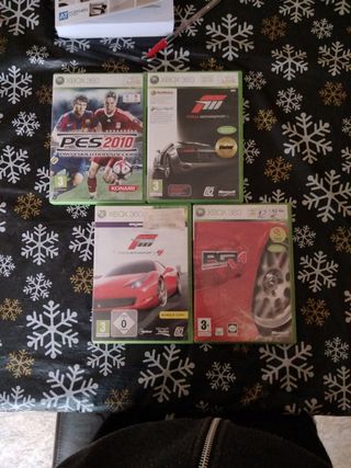 Cajas de juegos Xbox 360 en buen estado