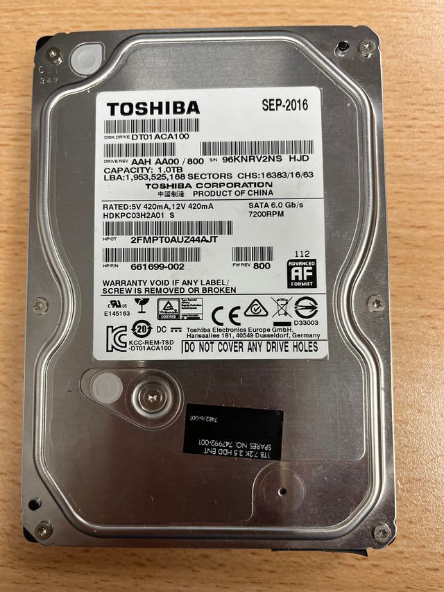 Disco duro 1000 Gb
