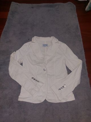 Americana blanco nieve talla 38