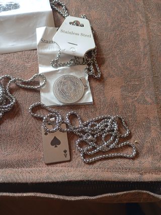 Gran lote de cadenas bisutería