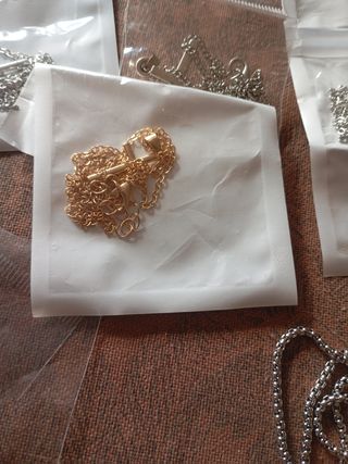 Gran lote de cadenas bisutería