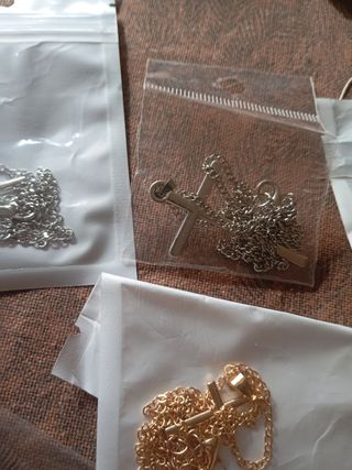 Gran lote de cadenas bisutería