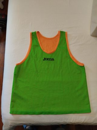 Peto Reversible Verde/Naranja Deporte