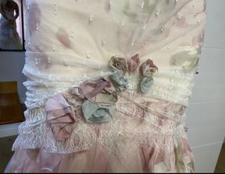 Vestido de novia firma Yolancris 100% seda