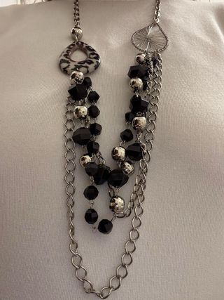 Collana bigiotteria lunga cm 45