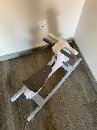 Balencín madera moto