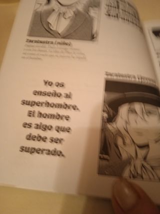 El manga .Así habló Zaratustra