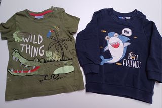 Felpa e t-shirt bimbo 18/24 mesi