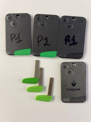 llave tarjeta renault laguna 2