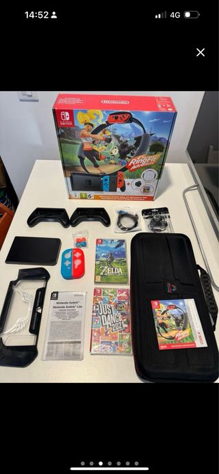 Nintendo Swich mas tres juegos Zelda RingFit  y Ju