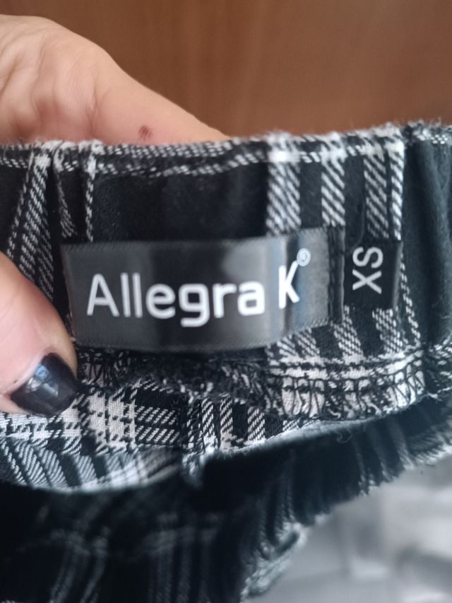 Pantalone scozzese Allegra K tg XS