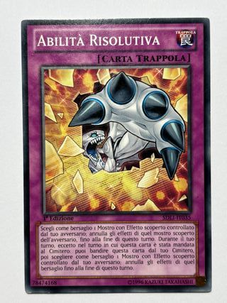 Abilità Risolutiva carta yu-gi-oh!