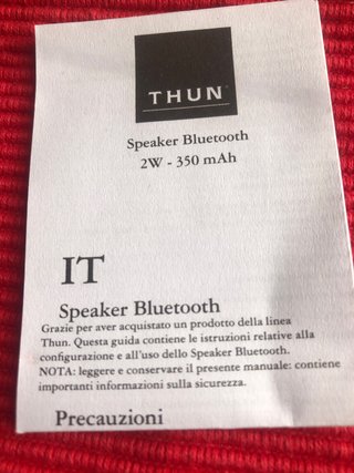 Thun cassa bluetooth