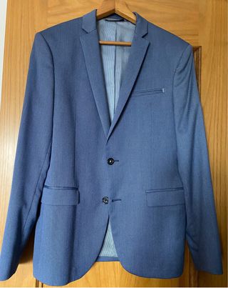 Chaqueta americana azul