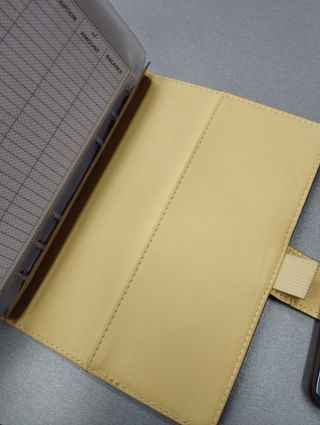 Budget planner A6 giallo metallizzato