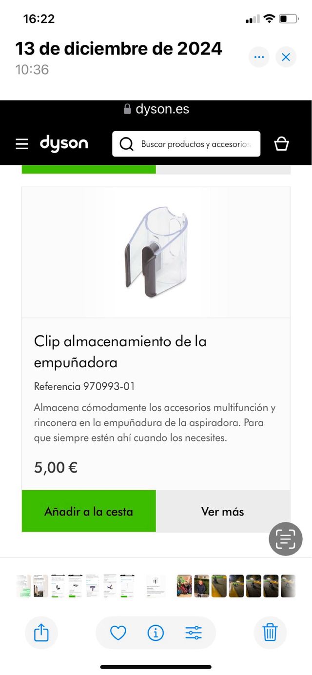 Cargador  Dyson V12 detect slim absolute