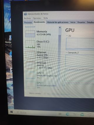 Portátil Asus x541U 8gb ram