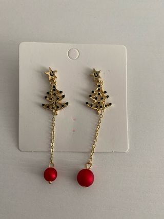 Pendientes navideños