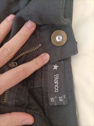 Minifalda vaquera negra