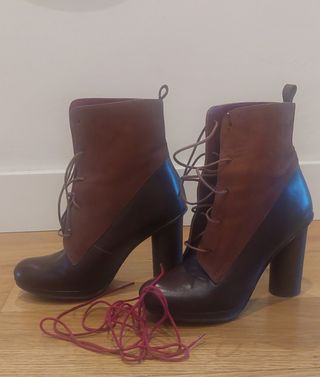 Botines marrones