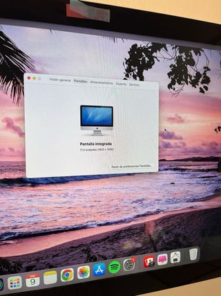 Imac apple 21’5 pulgadas 2014