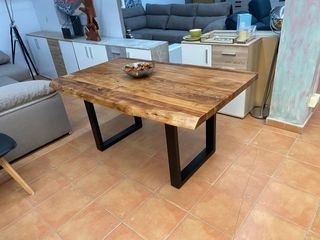MESA COMEDOR ACACIA PURA VARIAS MEDIDAS