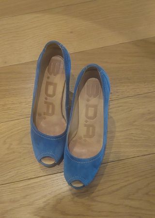 zapatos peep toes