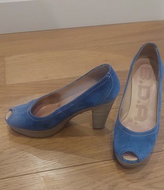 zapatos peep toes
