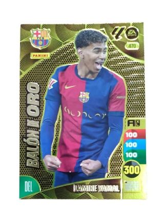 Carta Coleccionable LAMINE YAMAL Balón De Oro 2024/2025 - Edición Especial Para Regalo