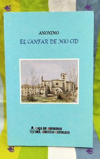 2 Libros Poema cantar del Mio Cid