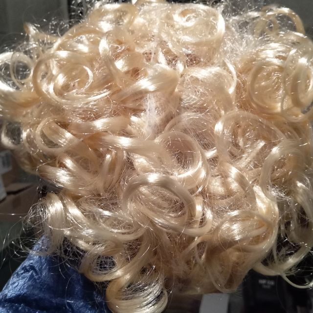 Parrucca carnevale bionda