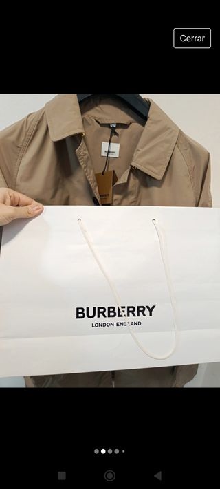 Gabardina hombre Burberry 