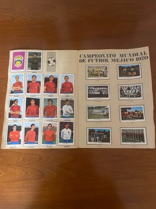 Album completo Liga 1971 y Mundial de Mejico