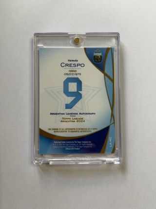 Hernan Crespo Topps Lineage Auto /75