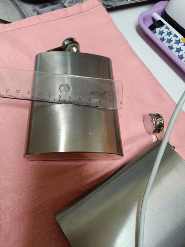 Petaca de acero inoxidable