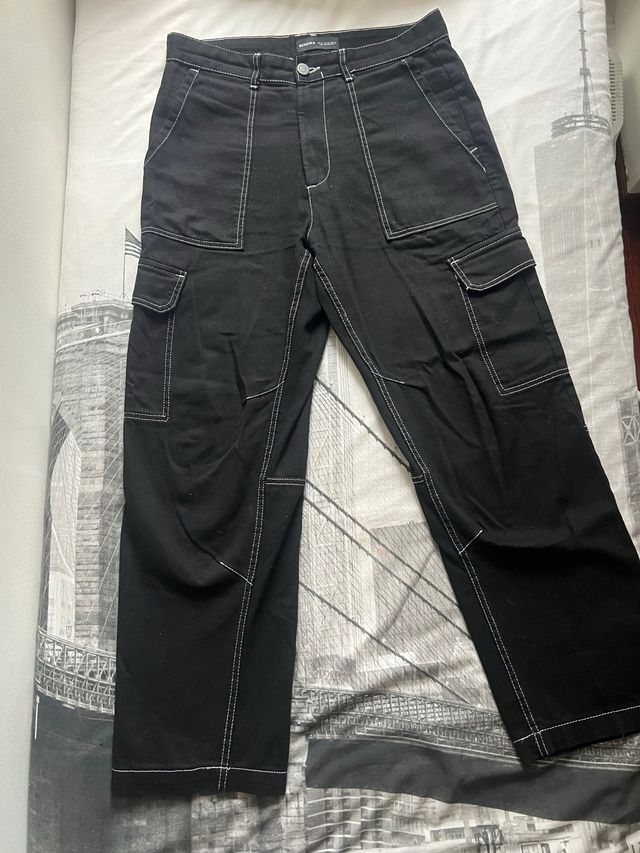 Pantalon ancho Bershka