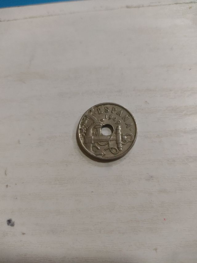 50 centimos de peseta 1949