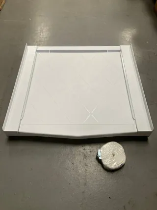 pieza para unir lavadora y secadora con estante