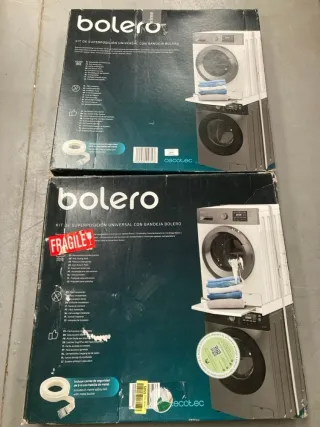 pieza para unir lavadora y secadora con estante