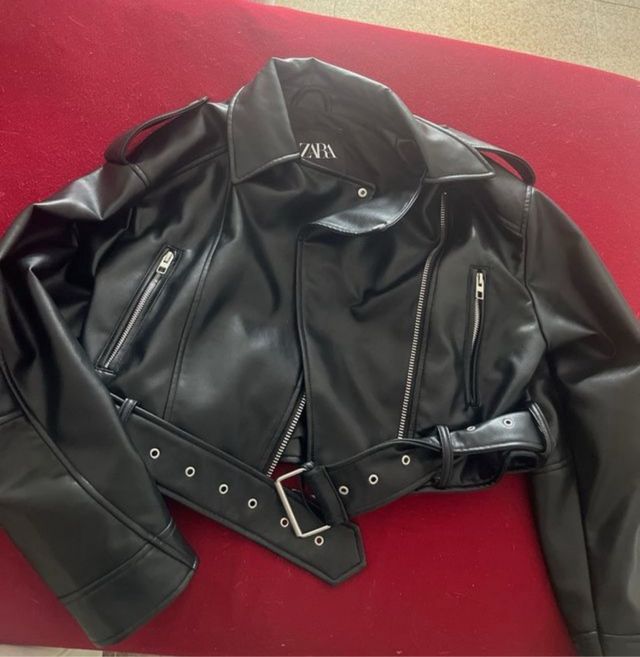 Chaqueta cuero polipiel