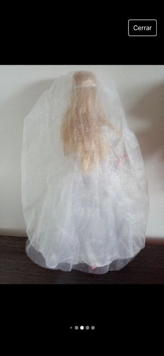 Muñeca Barbie Vintage Vestido de novia.