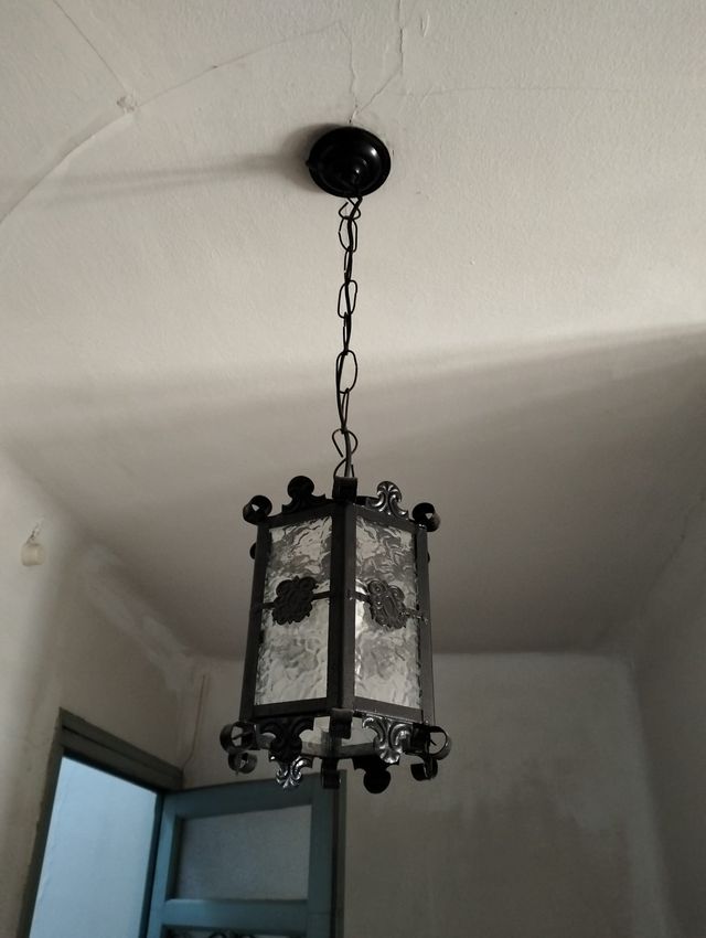 Metal Ceiling Lamp 1950s