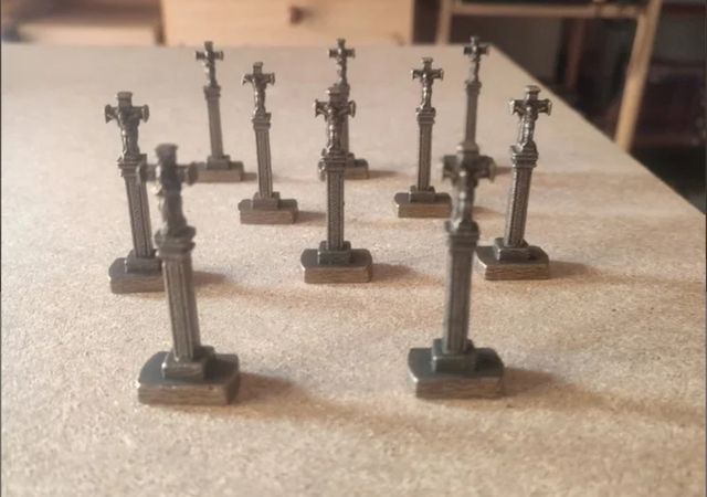 Lote figuras cruceiro Camino Santiago