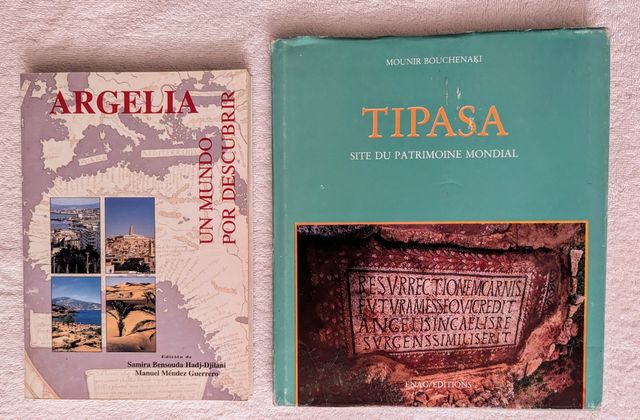 Lote de 2 libros de Argelia